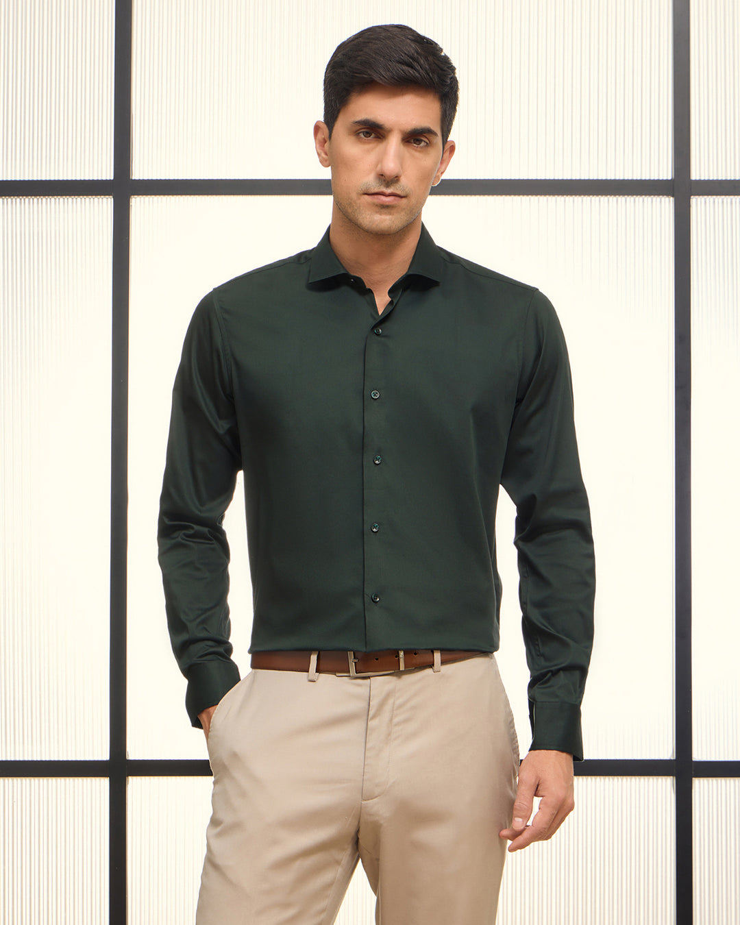 Pine Grove - Satin Stretch Fit Shirt